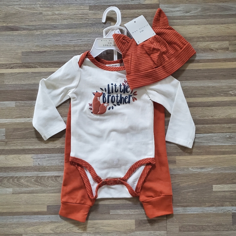 Max Studio Kids Matching Siblings 3 piece outfit